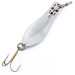 Vintage   Herter's Canadian Spoon (Japan), 1/3oz Nickel/red eyes fishing spoon #17747