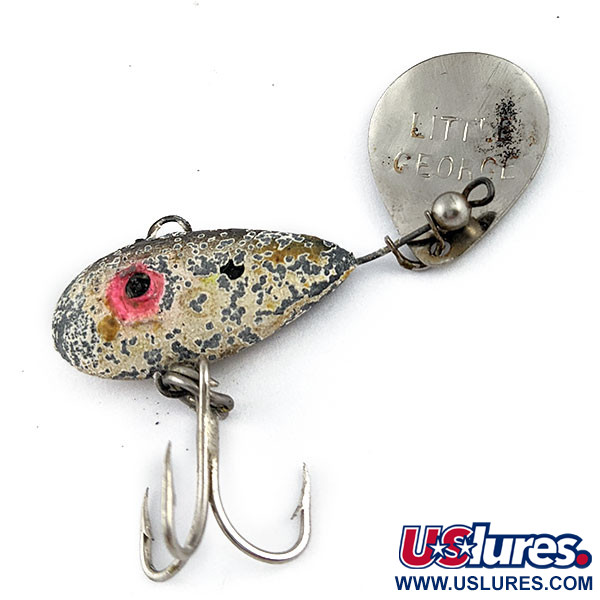 Vintage  Luhr Jensen Little George Tail Spinner, 3/4oz Nickel fishing #17774