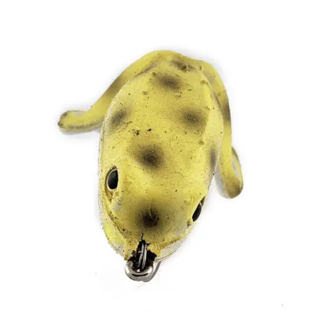 Vintage Panther Martin  Weedless Superior Frog, 1/2oz Yellow fishing lure #17779