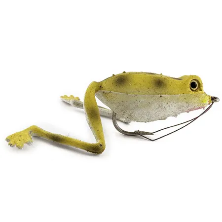 Vintage Panther Martin  Weedless Superior Frog, 1/2oz Yellow fishing lure #17779