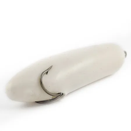 Vintage Mann's Bait  Mann's  Ghost Weedless, 2/5oz White fishing lure #17780