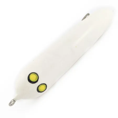 Vintage Mann's Bait  Mann's  Ghost Weedless, 2/5oz White fishing lure #17780