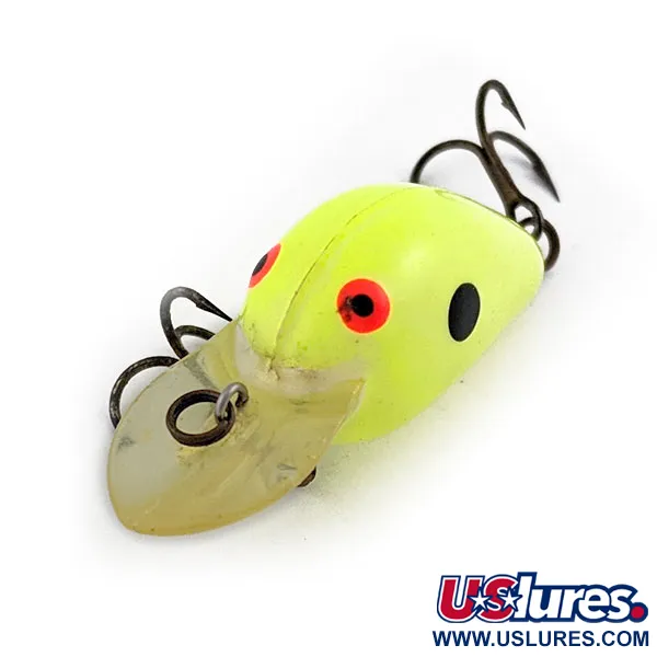 Vintage   Bomber Fat A B03F, 1/16oz Сhartreuse fishing lure #17785