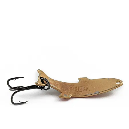 Vintage Acme Phoebe, 1/8oz Fire Tiger fishing spoon #17806