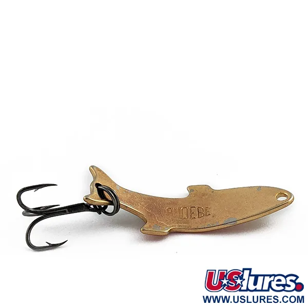 Vintage Acme Phoebe, 1/8oz Fire Tiger fishing spoon #17806