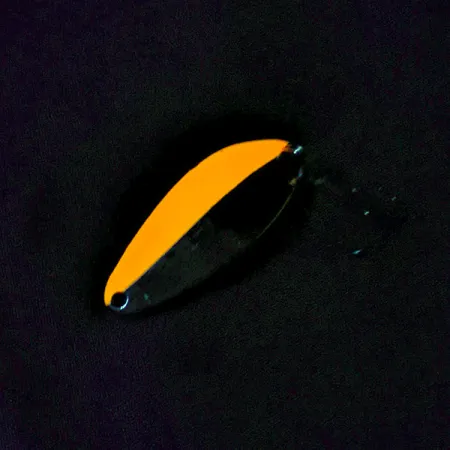 Vintage Acme Little Cleo, 1/4oz Nickel/orange fishing spoon #17813