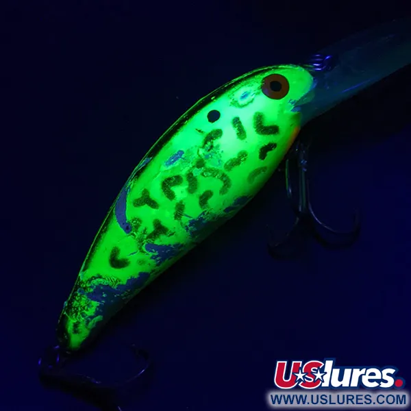 Vintage   Bomber model 7A baby striper UV, 1/2oz  fishing lure #17848