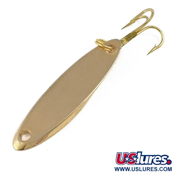 Vintage Acme Kastmaster, 1/8oz Gold fishing spoon #17851