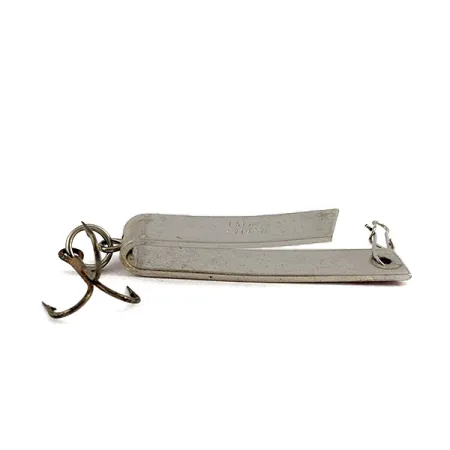 Vintage South Bend Super-Duper 503, 1/8oz Nickel/Red fishing spoon #17855