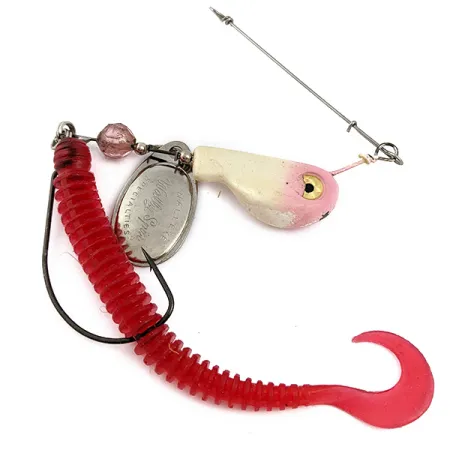 Vintage Walleye Specialties Walley Wally spin, 3/4oz Nickel spinning lure #17858