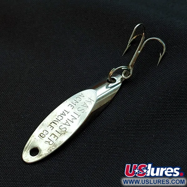 Vintage Acme Kastmaster, 1/8oz Nickel fishing spoon #17859