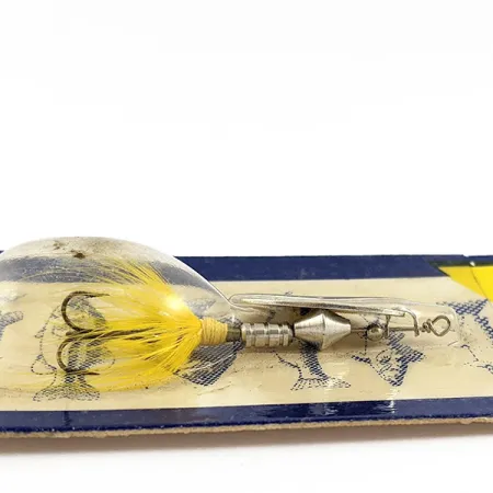 Yakima Bait Worden’s Original Sonic Rooster Tail, 3/32oz Silver spinning lure #17865