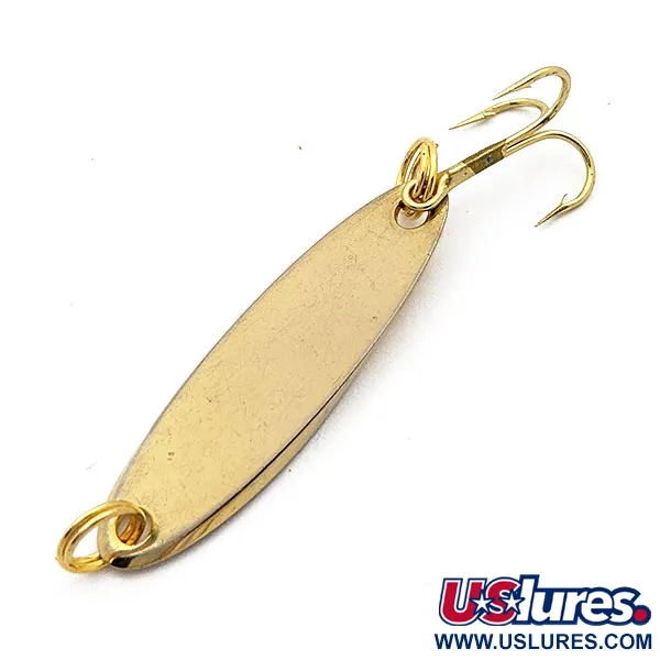 Vintage Acme Kastmaster, 1/8oz Gold fishing spoon #17892