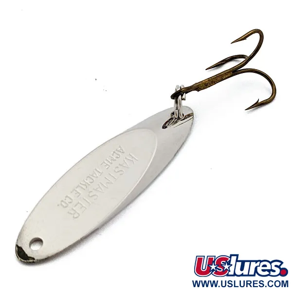 Vintage Acme Kastmaster, 1/4oz Nickel fishing spoon #17893
