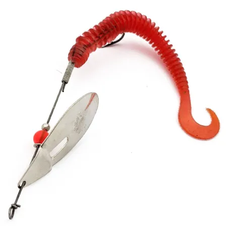 Vintage Marathon June-Bug, 1/4oz Nickel spinning lure #17898