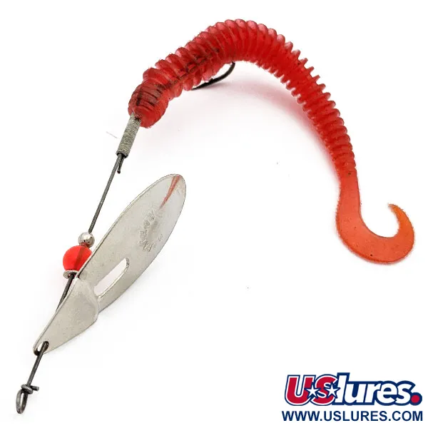 Vintage   Marathon June-Bug, 1/4oz Nickel spinning lure #17898