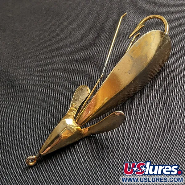 Vintage   Panther Martin Weed Wing, 2/5oz Gold fishing spoon #17908