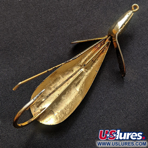 Vintage   Panther Martin Weed Wing, 2/5oz Gold fishing spoon #17908