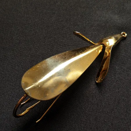 Vintage Panther Martin Weed Wing, 2/5oz Gold fishing spoon #17908