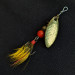 Vintage   Mepps Aglia 0 Dressed, 3/32oz Silver spinning lure #17914