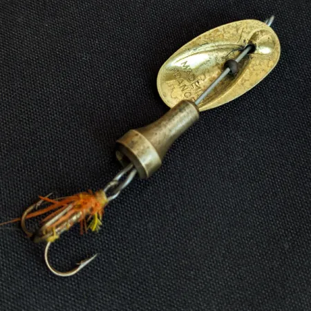 Vintage Mepps Elix 1, 1/8oz Brass spinning lure #17920