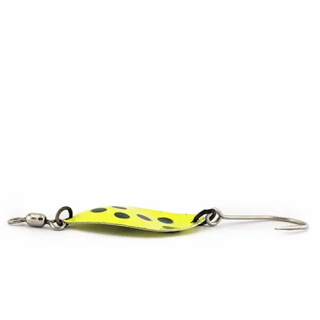 Vintage Luhr Jensen Manistee 3, 1/3oz Yellow fishing spoon #17922