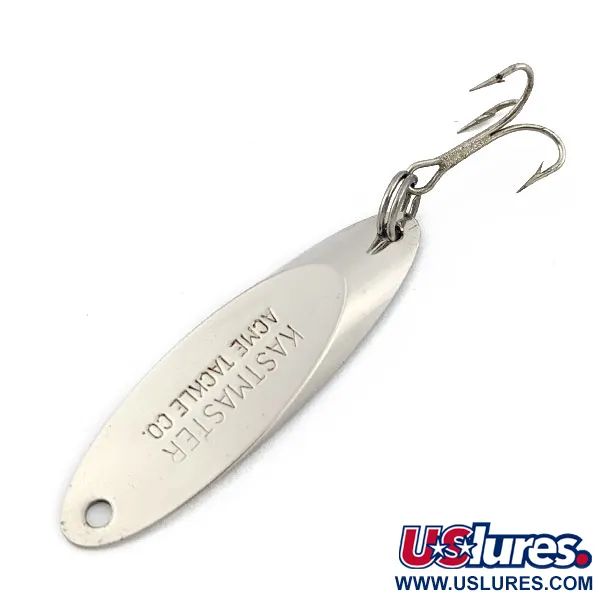 Vintage Acme Kastmaster, 1/4oz Nickel fishing spoon #17931