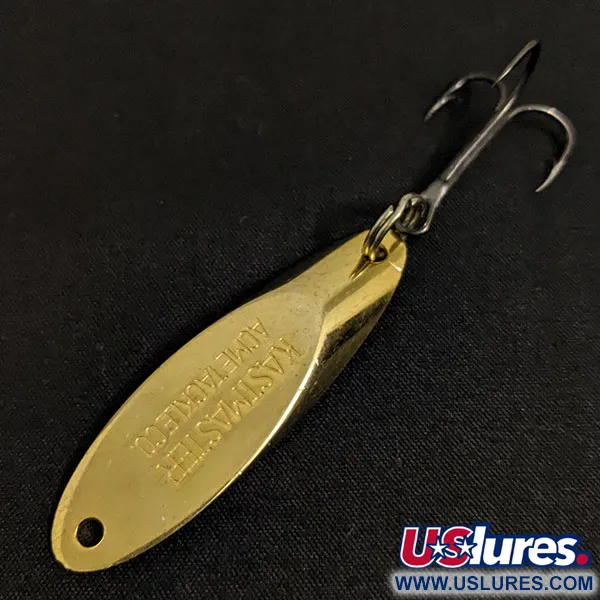 Vintage Acme Kastmaster, 1/2oz Gold fishing spoon #17949