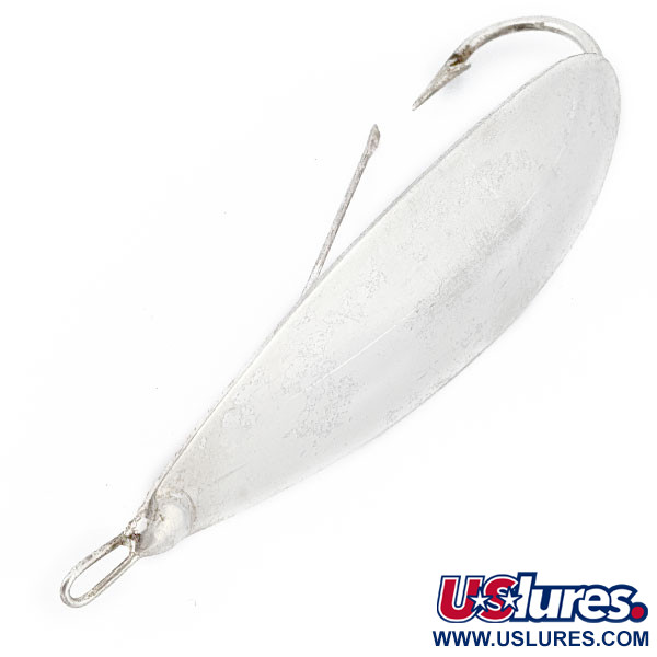 Vintage Johnson Silver Minnow, 1oz Silver fishing spoon #17951