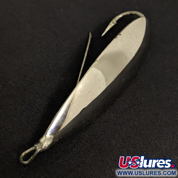 Vintage   Johnson Silver Minnow, 3/4oz Nickel fishing spoon #17952