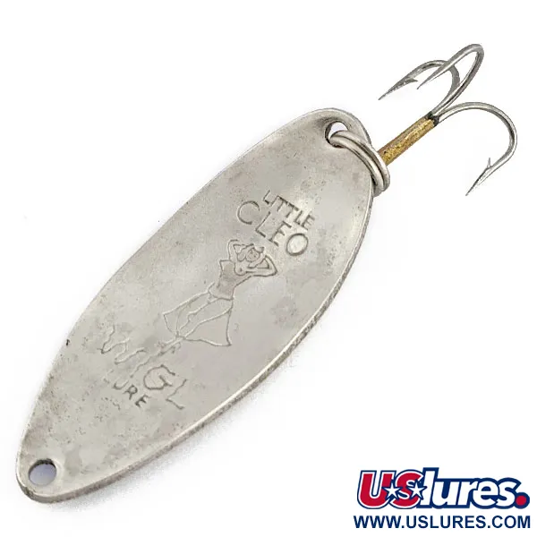 Vintage Seneca Little Cleo (Hula Girl), 1/2oz Nickel/blue #17968