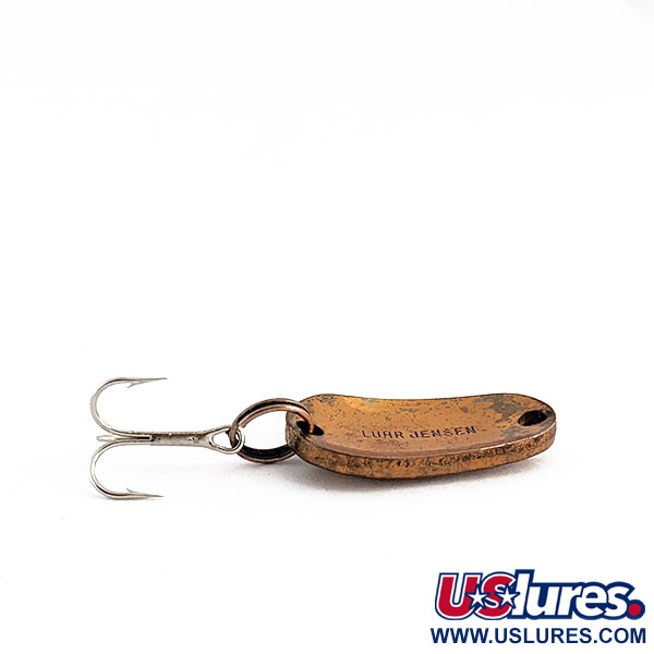 Vintage Luhr Jensen Luhr's wobbler, 3/16oz copper fishing spoon #20301