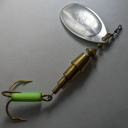 Vintage Mepps See Best, 3/5oz Silver spinning lure #17978
