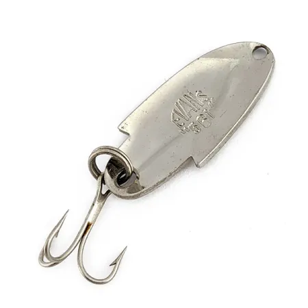 Vintage Glen Evans Ewans, 3/16oz Nickel fishing spoon #17984
