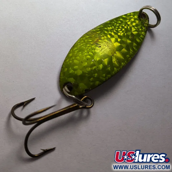 Vintage Johnny Walker Dr.Walker's Johnny REB, 1/2oz Green crystal fishing spoon #17987