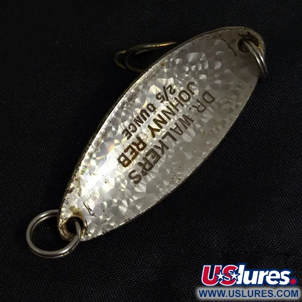 Vintage Johnny Walker Dr.Walker's Johnny REB, 1/2oz Green crystal fishing spoon #17987