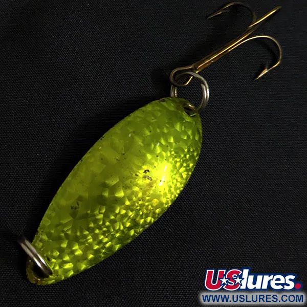 Vintage Johnny Walker Dr.Walker's Johnny REB, 1/2oz Green crystal fishing spoon #17987
