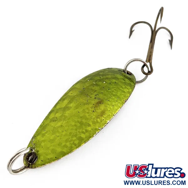 Vintage Johnny Walker Dr.Walker's Johnny REB, 1/2oz Green crystal fishing spoon #17987