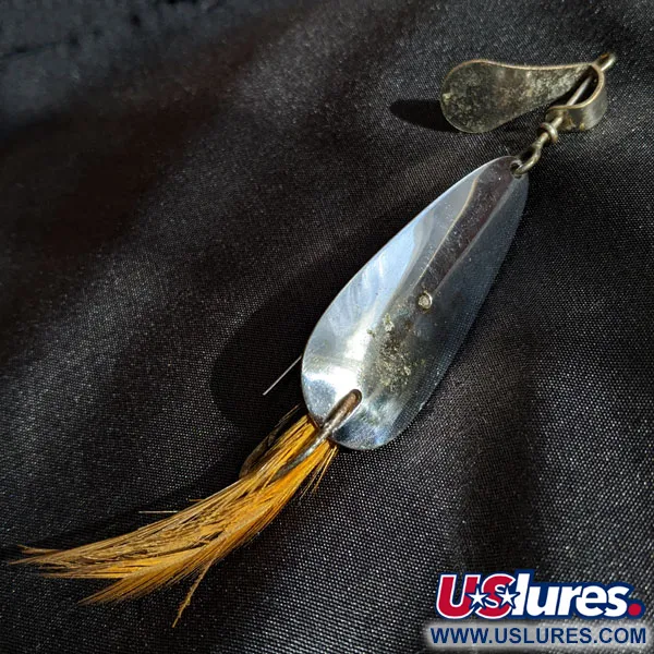 Vintage  Tony Accetta Tony Acetta Spin Doger, 1/2oz Nickel fishing spoon #17996