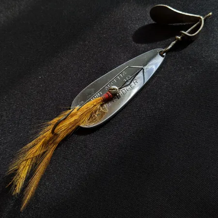 Vintage Tony Accetta Tony Acetta Spin Doger, 1/2oz Nickel fishing spoon #17996