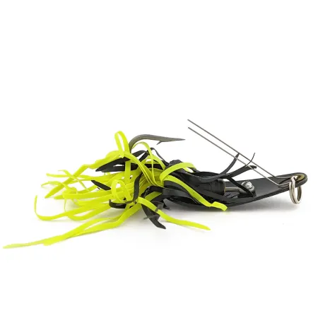 Vintage Strike King Timber King, 1/2oz Black fishing spoon #17998