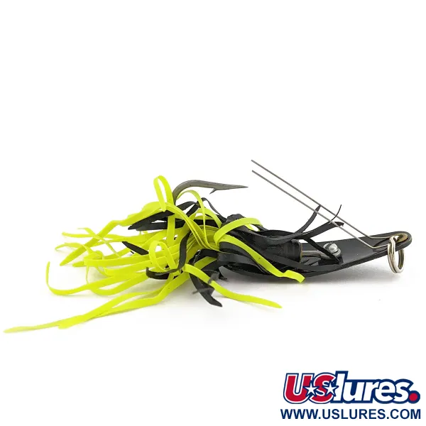 Vintage   Strike King Timber King, 1/2oz Black fishing spoon #17998