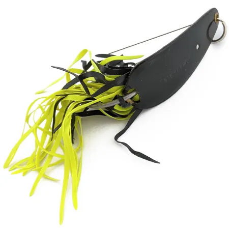 Vintage Strike King Timber King, 1/2oz Black fishing spoon #17998