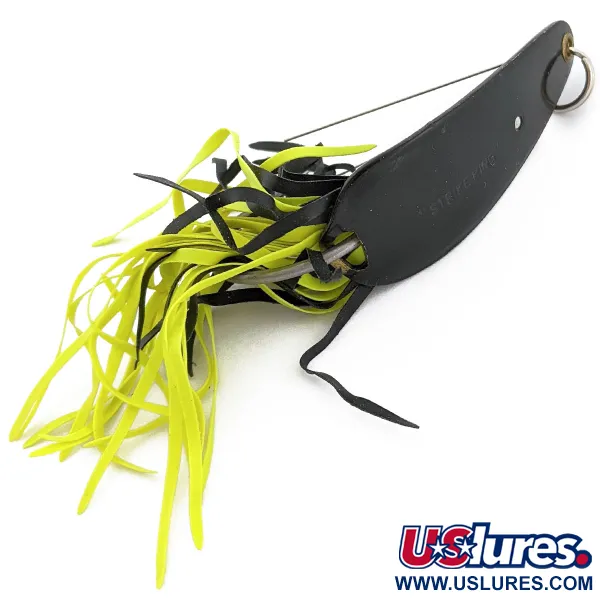 Vintage   Strike King Timber King, 1/2oz Black fishing spoon #17998