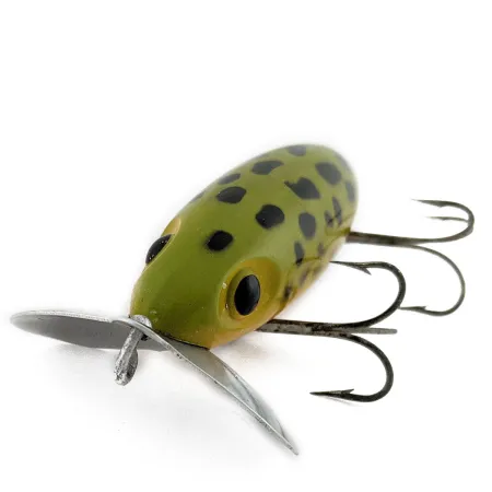 Vintage Fred Arbogast Jitterbug Early Bug Eye, 1/2oz fishing lure #18002