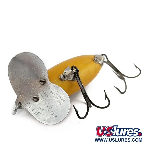Vintage   Fred Arbogast Jitterbug Early Bug Eye, 1/2oz  fishing lure #18002