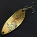 Vintage  Seneca Little Cleo (Hula Girl), 1/2oz Gold fishing spoon #18015