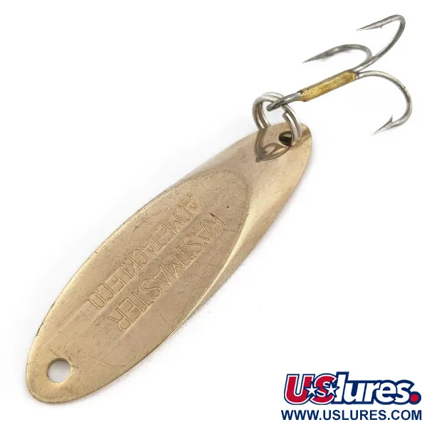 Vintage Acme Kastmaster, 1/2oz Gold fishing spoon #18017