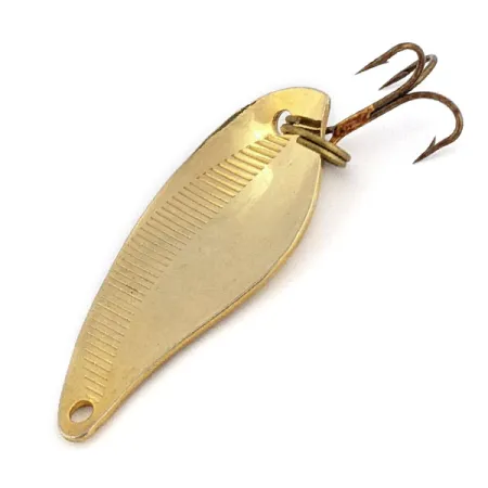 Vintage Ideal Products Mr Fish, 3/16oz Gold fishing spoon #18018