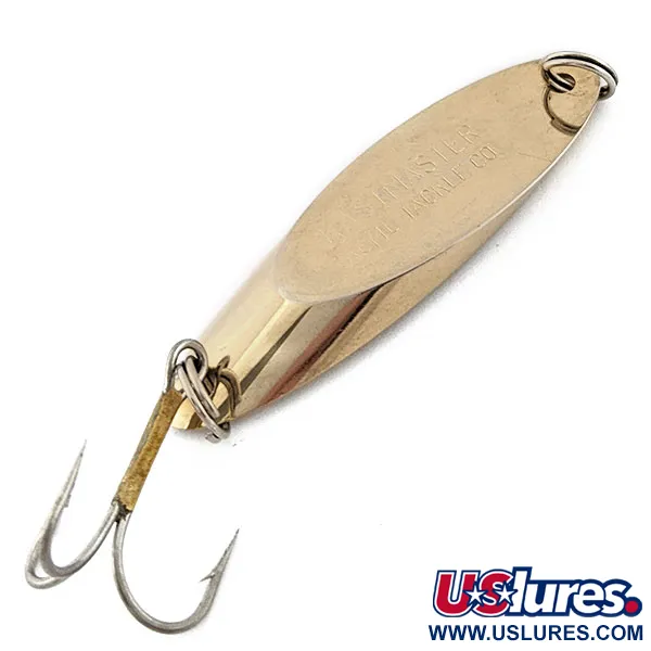 Vintage Acme Kastmaster, 1/2oz Gold fishing spoon #18023